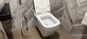 Bathroom in  Office Space at Sunteck Crest, Andheri East – for Rent