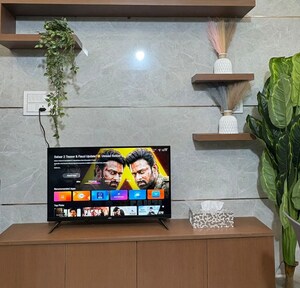 Tv Room in 1 BHK Apartment at Mig KHB Colony, Koramangala – for Rent