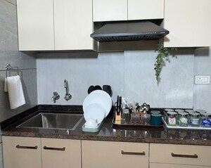 Kitchen in 1 BHK Apartment at Mig KHB Colony, Koramangala – for Rent