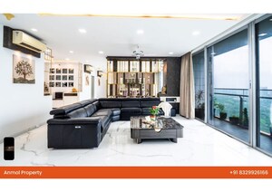 Living Room in 5 BHK Apartment at Oberoi Realty Esquire, Goregaon East – for Sale