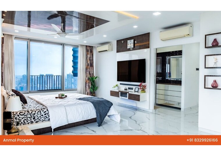 Bedroom, oberoi-realty-esquire 5 Bedroom 2845 Sq.Ft. Apartment In Goregaon East Mumbai 10632617