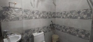 Bathroom in 1 RK Builder Floor at Sushant Lok I – for Rent