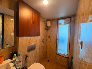Bathroom in 1 BHK Apartment at Kolshet Industrial Area – for Rent