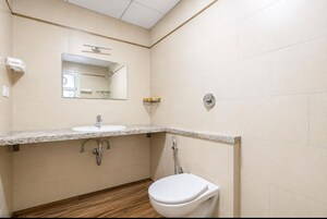Bathroom in 4 BHK Apartment at Sobha Windsor, Whitefield – for Rent