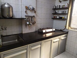 Kitchen in 1 RK Apartment at Rashmi Mangal Nagar CHS, Mira Road East – for Sale