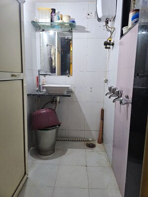 Bathroom in 1 RK Apartment at Rashmi Mangal Nagar CHS, Mira Road East – for Sale