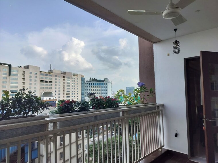Balcony, universal-botanika-tower-a-and-b 4 Bedroom 4012 Sq.Ft. Apartment In Gachibowli Hyderabad 10620591