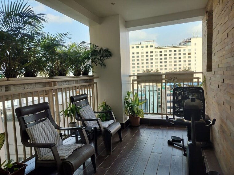 Balcony, universal-botanika-tower-a-and-b 4 Bedroom 4012 Sq.Ft. Apartment In Gachibowli Hyderabad 10620591