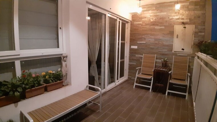 Balcony, universal-botanika-tower-a-and-b 4 Bedroom 4012 Sq.Ft. Apartment In Gachibowli Hyderabad 10620591