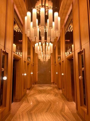 Building Lobby in  Office Space at One Lodha Place, Lower Parel – for Rent