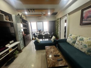 Living Room in 2 BHK Apartment at Omkar Ananta, Goregaon East – for Rent