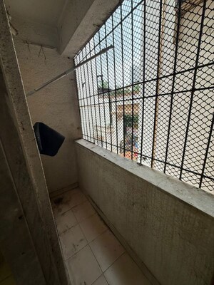 Balcony in 2 BHK Apartment at Cosmos Residancy, Kavesar – for Rent