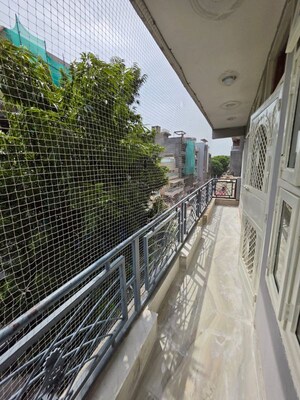 Balcony in 3 BHK Builder Floor at Rajouri Garden – for Rent