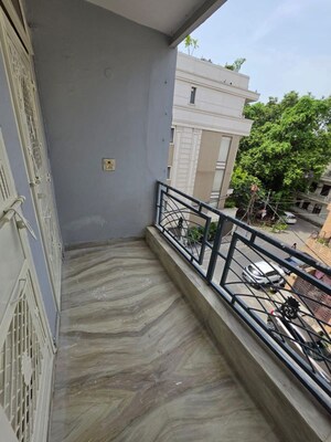 Balcony in 3 BHK Builder Floor at Rajouri Garden – for Rent