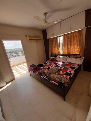 Bedroom in 2 BHK Apartment at Anand Nagar Park CHS, Kothrud – for Rent