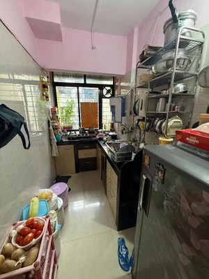 Kitchen in 1 BHK Apartment at Sector 4a Kopar Khairane – for Sale