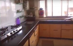 Kitchen in 3 BHK Apartment at Rambaug Colony – for Rent