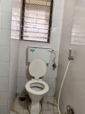 Bathroom in 1 RK Apartment at Riddhi Gardens CHS, Malad East – for Rent