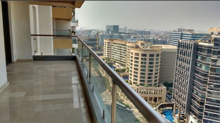 Balcony, sunteck-signature-island 3 Bedroom 4000 Sq.Ft. Apartment In Bandra Kurla Complex Mumbai 10632914
