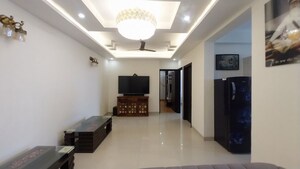 Living Room in 3 BHK Apartment at Dhakoli – for Rent