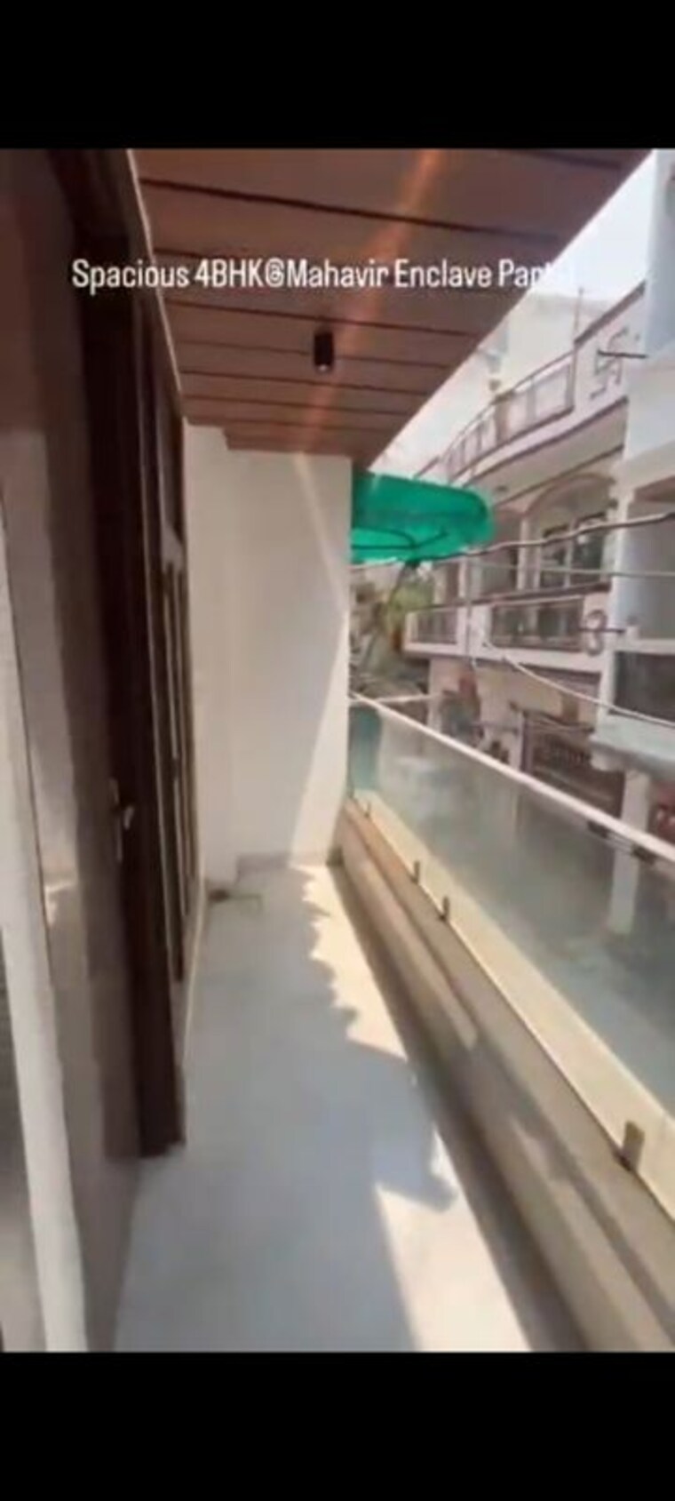 Balcony, mahavir enclave 4 Bedroom 130 Sq.Yd. Builder Floor In Mahavir Enclave Delhi 10632963