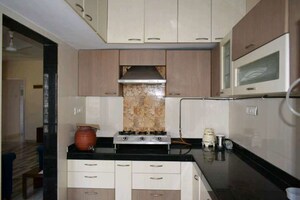 Kitchen in 3 BHK Apartment at Raheja Estate, Borivali East – for Rent