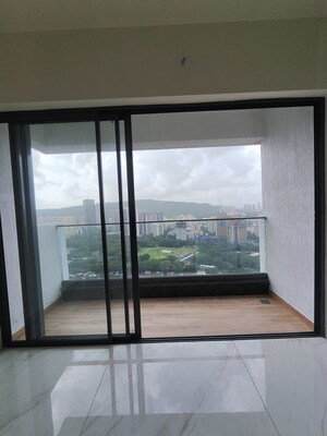 Balcony in 3 BHK Apartment at Raymond The Address, Pokhran Road No Two – for Rent