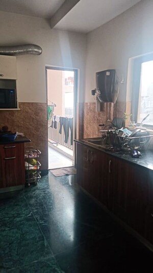 Kitchen in 3.5 BHK Builder Floor at Ardee City Palm Grove Heights, Sector 52 – for Rent