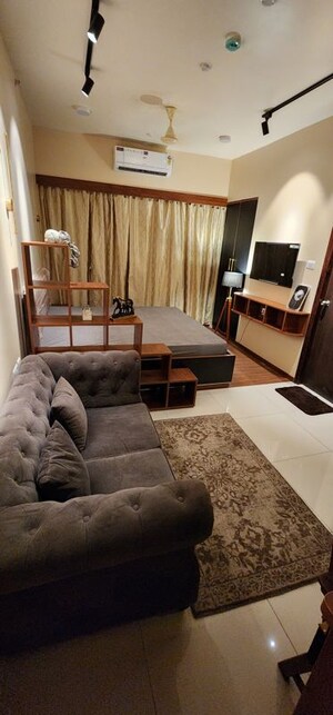 Living Room in 1 RK Apartment at Puravankara Silversands Phase 2, Mundhwa – for Rent