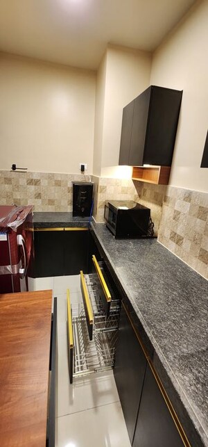 Kitchen in 1 RK Apartment at Puravankara Silversands Phase 2, Mundhwa – for Rent