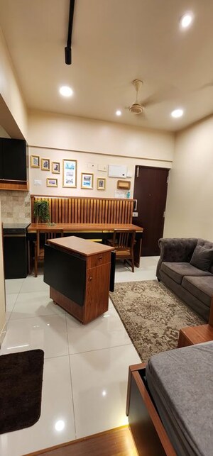 Living Room in 1 RK Apartment at Puravankara Silversands Phase 2, Mundhwa – for Rent