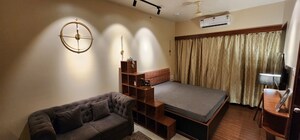 Living Room in 1 RK Apartment at Puravankara Silversands Phase 2, Mundhwa – for Rent