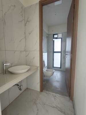 Bathroom in 3 BHK Apartment at Raymond The Address, Pokhran Road No Two – for Rent