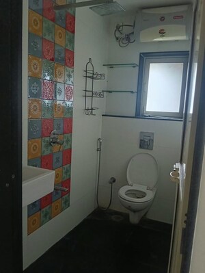 Bathroom in 3 BHK Apartment at Kandivali East – for Rent