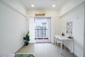 Living Room in 3 BHK Apartment at Nahar Camellia Apartment, Chandivali – for Rent