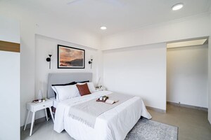 Bedroom in 3 BHK Apartment at Nahar Camellia Apartment, Chandivali – for Rent
