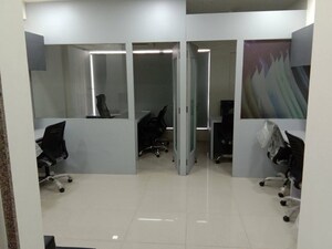 Team Area in  Office Space at Goyal Titanium Heights, Prahlad Nagar – for Rent