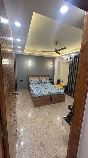 Bedroom in 3 BHK Builder Floor at Sushant Lok I – for Sale