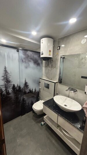 Washroom in 3 BHK Builder Floor at Sushant Lok I – for Sale