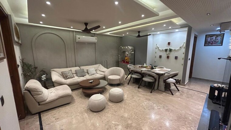 Living Room, sushant lok i 3 Bedroom 215 Sq.Yd. Builder Floor In Sushant Lok I Gurgaon 10633073