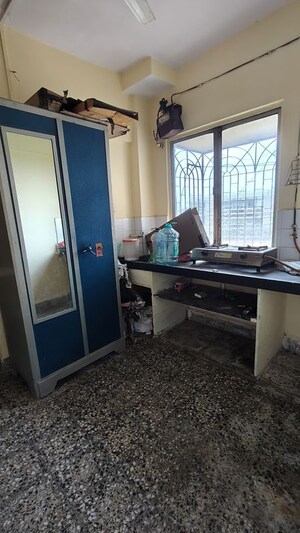 Kitchen in 1 RK Apartment at Vasant Valley Complex, Malad East – for Rent
