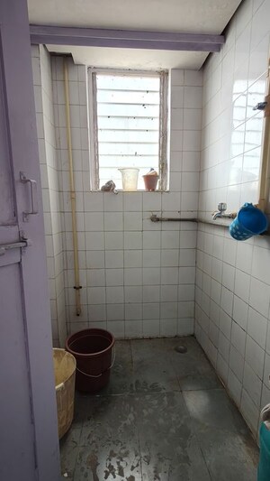 Bathroom in 1 RK Apartment at Vasant Valley Complex, Malad East – for Rent