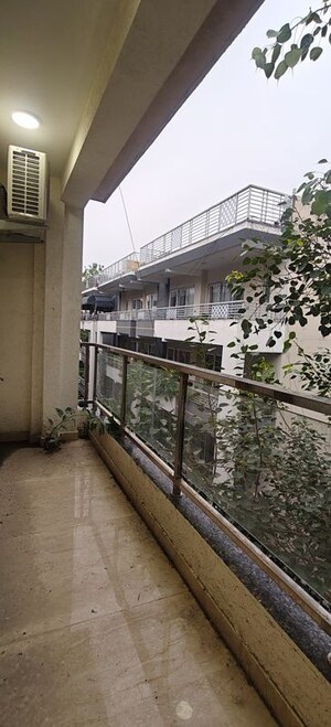 Balcony in 3.5 BHK Builder Floor at Shanti Kunj – for Sale