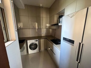 Kitchen in 1 BHK Apartment at One Hiranandani Park, Ghodbunder Road – for Rent