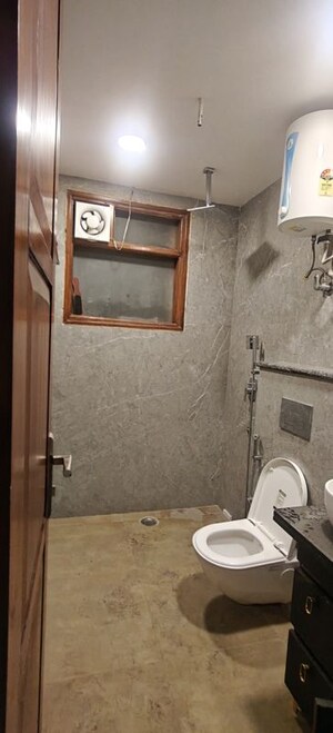 Bathroom in 3.5 BHK Builder Floor at Shanti Kunj – for Rent