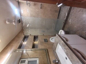 Bathroom in 3 BHK Builder Floor at Shivalik Colony – for Rent