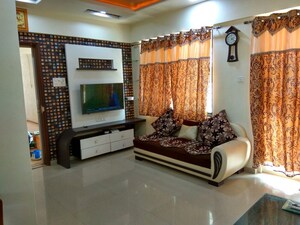 Living Room in 2 BHK Apartment at RK Lunkad Nisarg Pushp, Pimple Nilakh – for Rent
