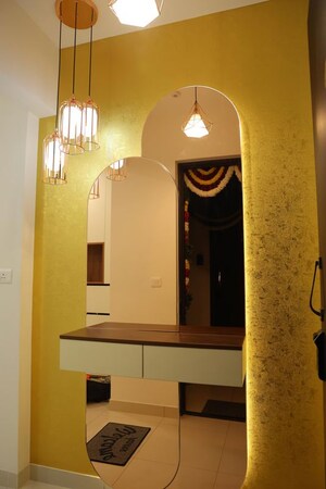 Furnished Amenities in 2 BHK Apartment at Purva Atmosphere, Thanisandra Main Road – for Rent