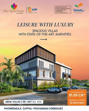 4 BHK Villa For Sale in Ramky The Spectrum, Korremula