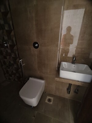 Bathroom in 2 BHK Apartment at Group Satellite Elegance, Goregaon East – for Rent